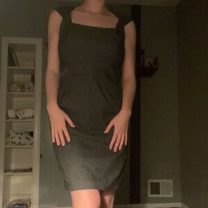 White House Black Market Charcoal Dress